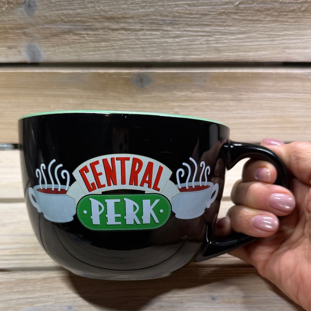 Friends Central Perk Latte Mug 24 Oz Ceramic